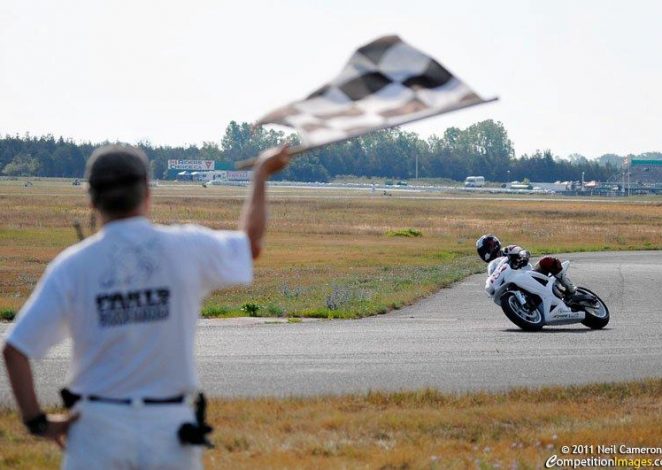 Checkered Flag at Corner 10